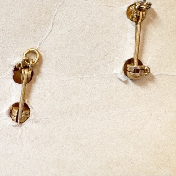 Library Club Lapel Chain Pin Vintage 1961 MCHS High School Gold Tone Gold Plate - Picture 4 of 8